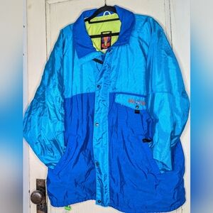 Vintage West Wave Canada Vibrant Blue Kal-Tire Jacket